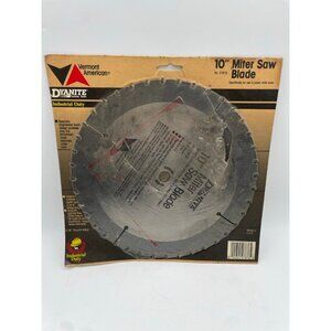 Vermont American 10" 5/8 Round Arbor Saw Blade Carbide Teeth - 27876 New